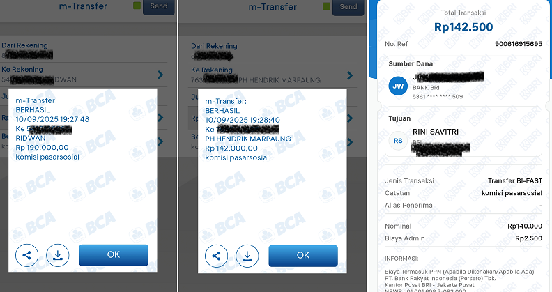 Bukti Pembayaran Pasarsosial September 2025