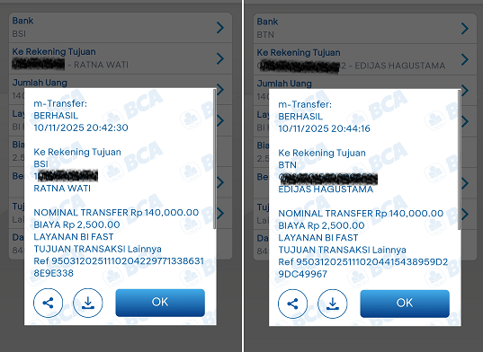 Bukti Pembayaran Pasarsosial November 2025